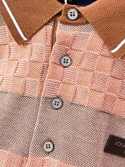 LV Damier Striped Polo Shirt men - 3