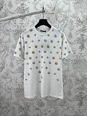 LV Overprinted Monogram Jacquard T-Shirt Men - 1