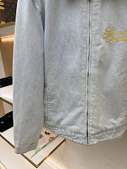 LV Embroidered Signature Denim Workwear Blouson men  - 3