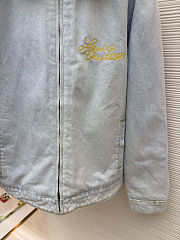 LV Embroidered Signature Denim Workwear Blouson men  - 2