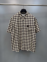 LV Damier Jacquard Short-Sleeved Shirt men - 1