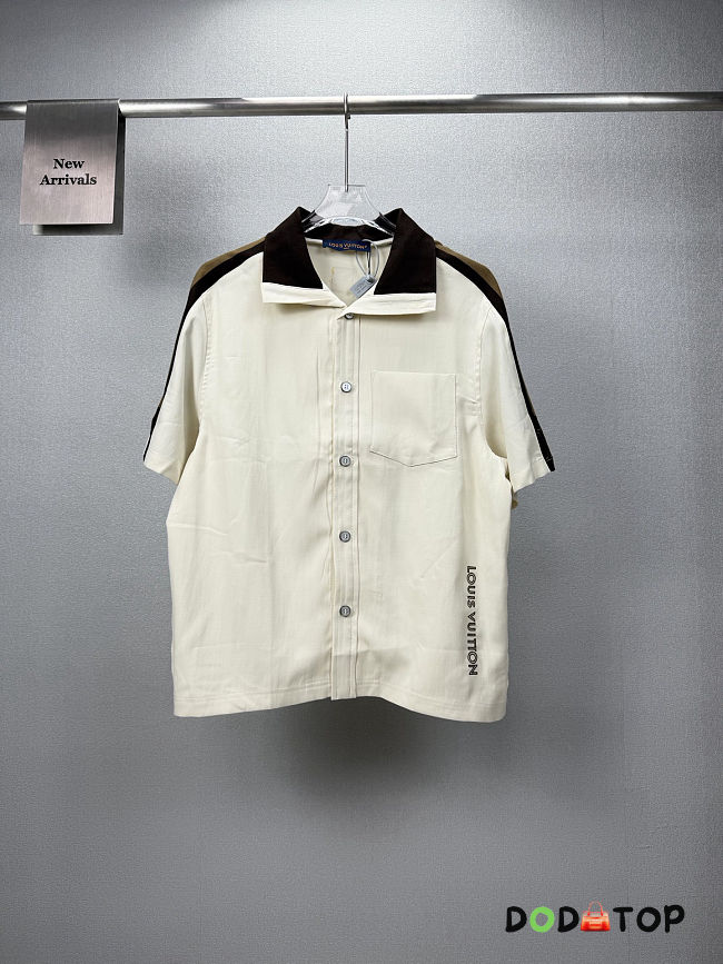 LV Bicolor Warm Up Short-Sleeved Shirt men  - 1