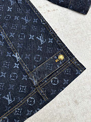 LV Monogram Denim Workwear Jacket men  - 5