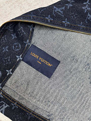LV Monogram Denim Workwear Jacket men  - 4