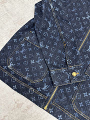 LV Monogram Denim Workwear Jacket men  - 2
