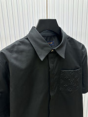 LV Signature Pocket Shirt black men  - 3