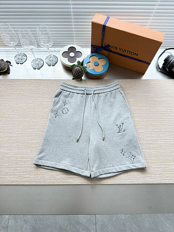 LV Embroidered Signature Shorts men 