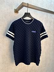 LV Damier Terry Tennis T-Shirt Men -01 - 1