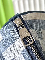 LV Speedy 30 Bandoulière blue bag size 34 x 22 x 19 - 2