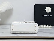 Chanel coco white bag size 24x14x10cm - 5