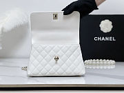 Chanel coco white bag size 24x14x10cm - 2