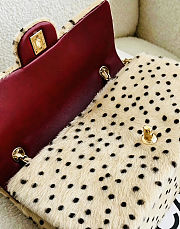 Chanel Flap Bag Light Beige Calf Hair Gold bag size 25cm - 2