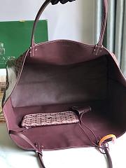 Goyard Reversible Anjou Double-Sided Tote red bag size 39x33x19cm - 5