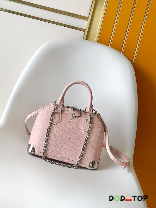 Louis Vuitton Alma Trunk BB pink bag size 22x19x11cm - 1