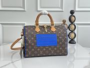 Louis Vuitton Speedy Soft 30 blue bag size 30 x 17 x 21cm - 1