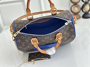 Louis Vuitton Speedy Soft 30 blue bag size 30 x 17 x 21cm - 6