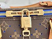 Louis Vuitton Speedy Soft 30 blue bag size 30 x 17 x 21cm - 5