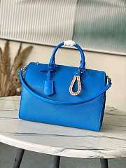 Louis Vuitton Speedy Soft 30 blue bag size 30x21x17cm - 1