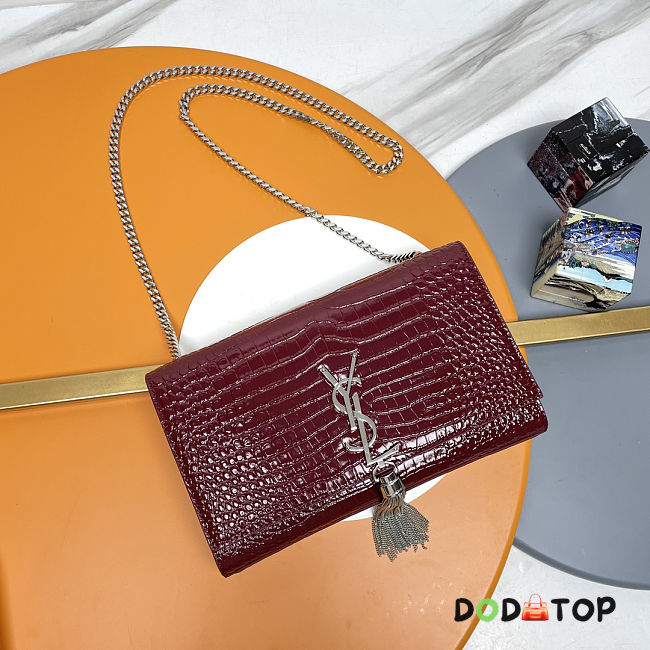 Ysl kate red bag size 24x14.5x5.5cm - 1