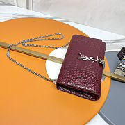 Ysl kate red bag size 24x14.5x5.5cm - 5