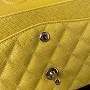 Chanel Classic Flap Bag yellow bag size 25cm - 5