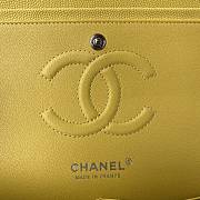 Chanel Classic Flap Bag yellow bag size 25cm - 3