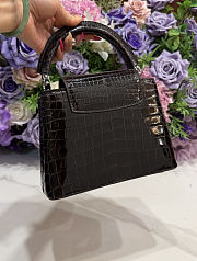 Louis Vuitton Capucines black bag size 27x18x0cm -01 - 5