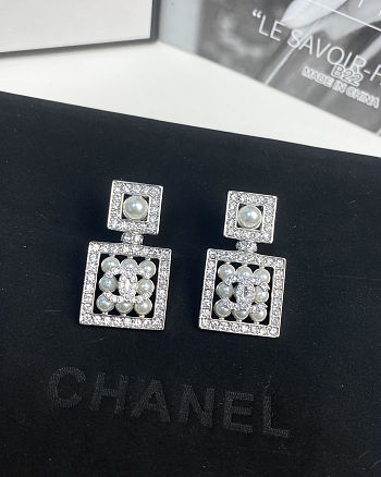 Chanel earing silver - 02