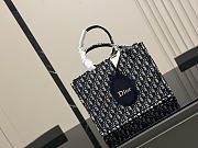 Dior Book Tote with Strap navy size 36cm - 5