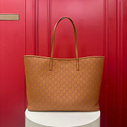 Gucci Tribeca large tote bag Dark beige size 38x29.5x13cm - 1
