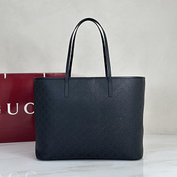 Gucci Tribeca large tote bag black size 38x29.5x13cm