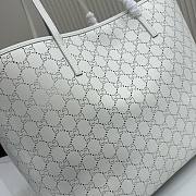 Gucci Tribeca large tote bag white size 38x29.5x13cm - 5