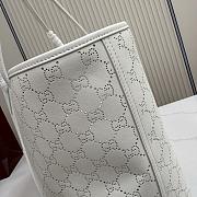 Gucci Tribeca large tote bag white size 38x29.5x13cm - 2