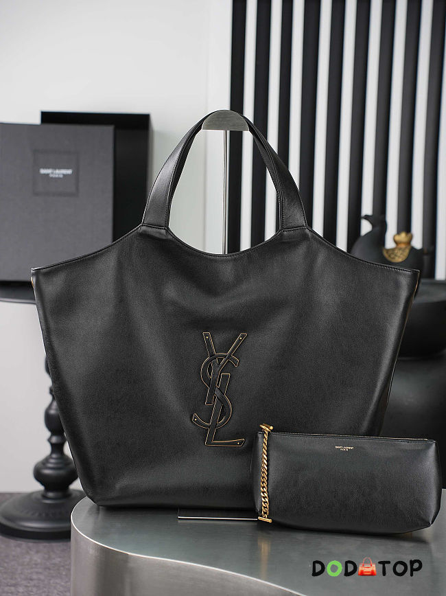 YSL Shopping bag ICARE in smooth leather size 37–55 X 43 X 5 cm -01 - 1