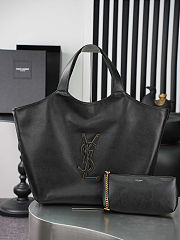 YSL Shopping bag ICARE in smooth leather size 37–55 X 43 X 5 cm -01 - 1