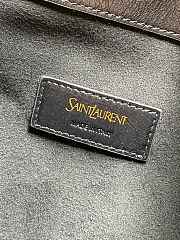 YSL Hortense Hobo in Shiny Leather black size 41×35x15cm - 3