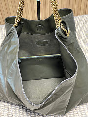 YSL Hortense Hobo in Shiny Leather black size 41×35x15cm -01 - 6
