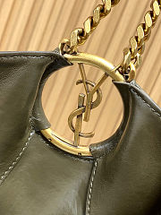 YSL Hortense Hobo in Shiny Leather black size 41×35x15cm -01 - 3