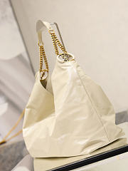 YSL Hortense Hobo in Shiny Leather black size 41×35x15cm -03 - 3