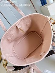 Louis Vuitton Neverfull Inside Out BB nude bag size 26.5 x 16.5 x 11cm - 3