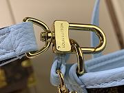 Louis Vuitton Neverfull Inside Out BB blue bag size 26.5 x 16.5 x 11cm  - 2