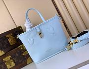 Louis Vuitton Neverfull Inside Out BB blue bag size 26.5 x 16.5 x 11cm  - 5