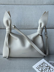 Loewe Scarf bag in smooth calfskin white size 34x8.5x21cm - 1