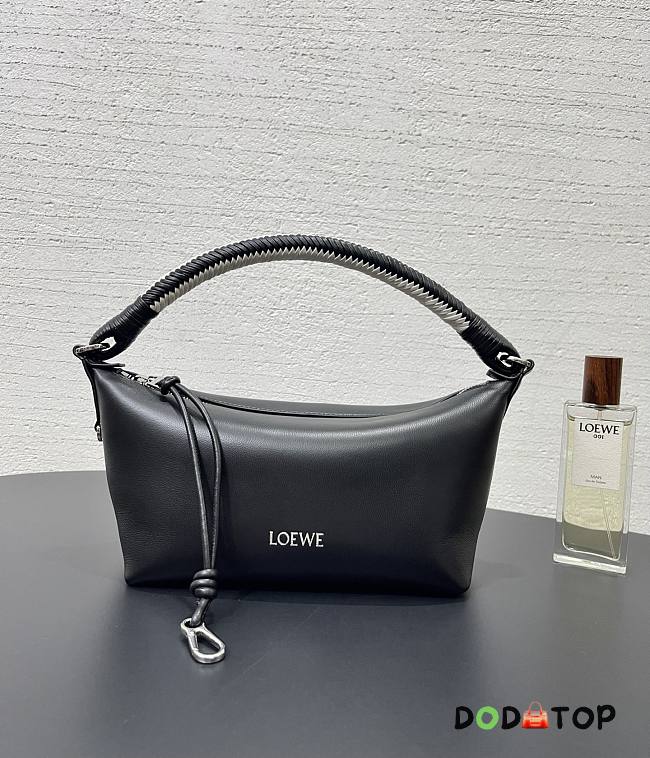 Loewe Cala mini bag in mellow nappa lambskin black size 26✕10✕13cm - 1