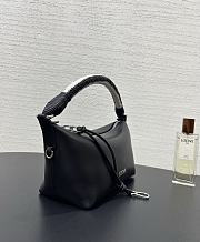 Loewe Cala mini bag in mellow nappa lambskin black size 26✕10✕13cm - 2