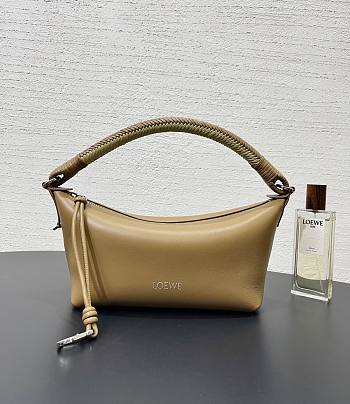 Loewe Cala mini bag in mellow nappa lambskin brown size 26✕10✕13cm