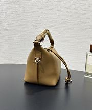 Loewe Cala mini bag in mellow nappa lambskin brown size 26✕10✕13cm - 3