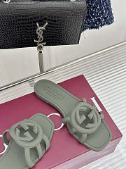 Gucci Interlocking G slides green - 6