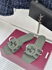 Gucci Interlocking G slides green - 5