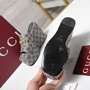 Gucci Women's wedge sandals with horsebit detail 10.5cm -01 - 6